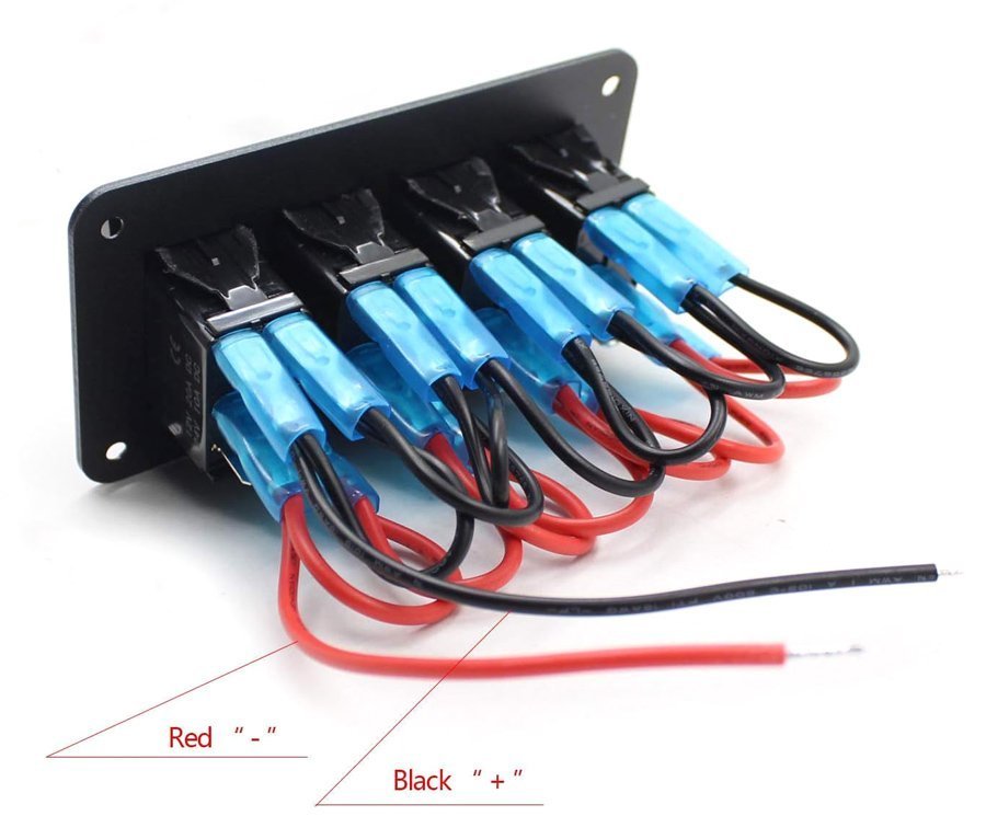 panel skafon & ochimaton me 4x diakoptes, IP65 6608 Όchi