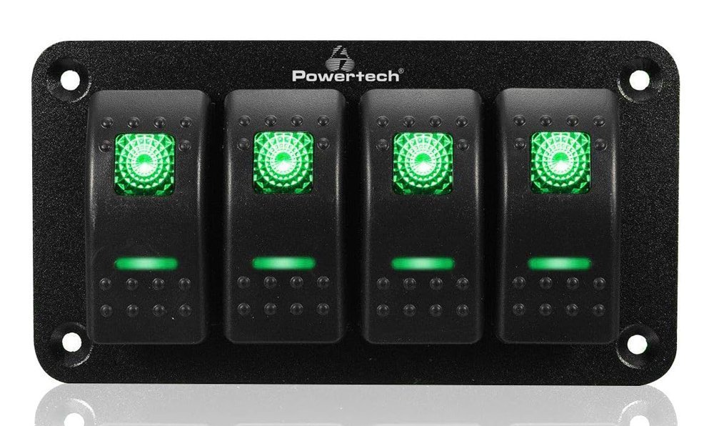 panel skafon & ochimaton me 4x diakoptes, IP65 6608 Όchi
