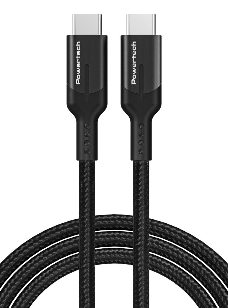POWERTECH καλώδιο USB-C , PD 240W 5A, copper, 1m, μαύρο 5084