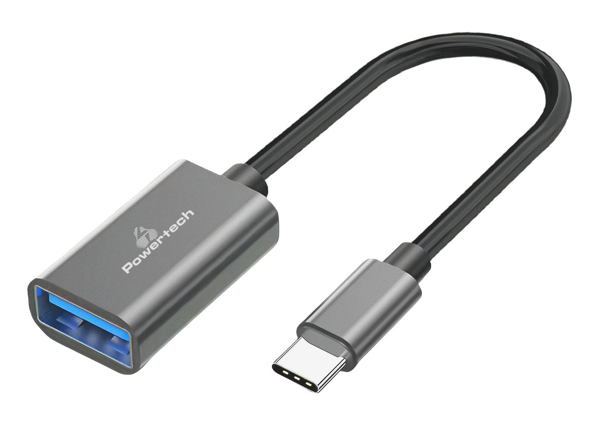 POWERTECH αντάπτορας USB-C σε USB 3.0 , 10 Gbps, γκρι 5116