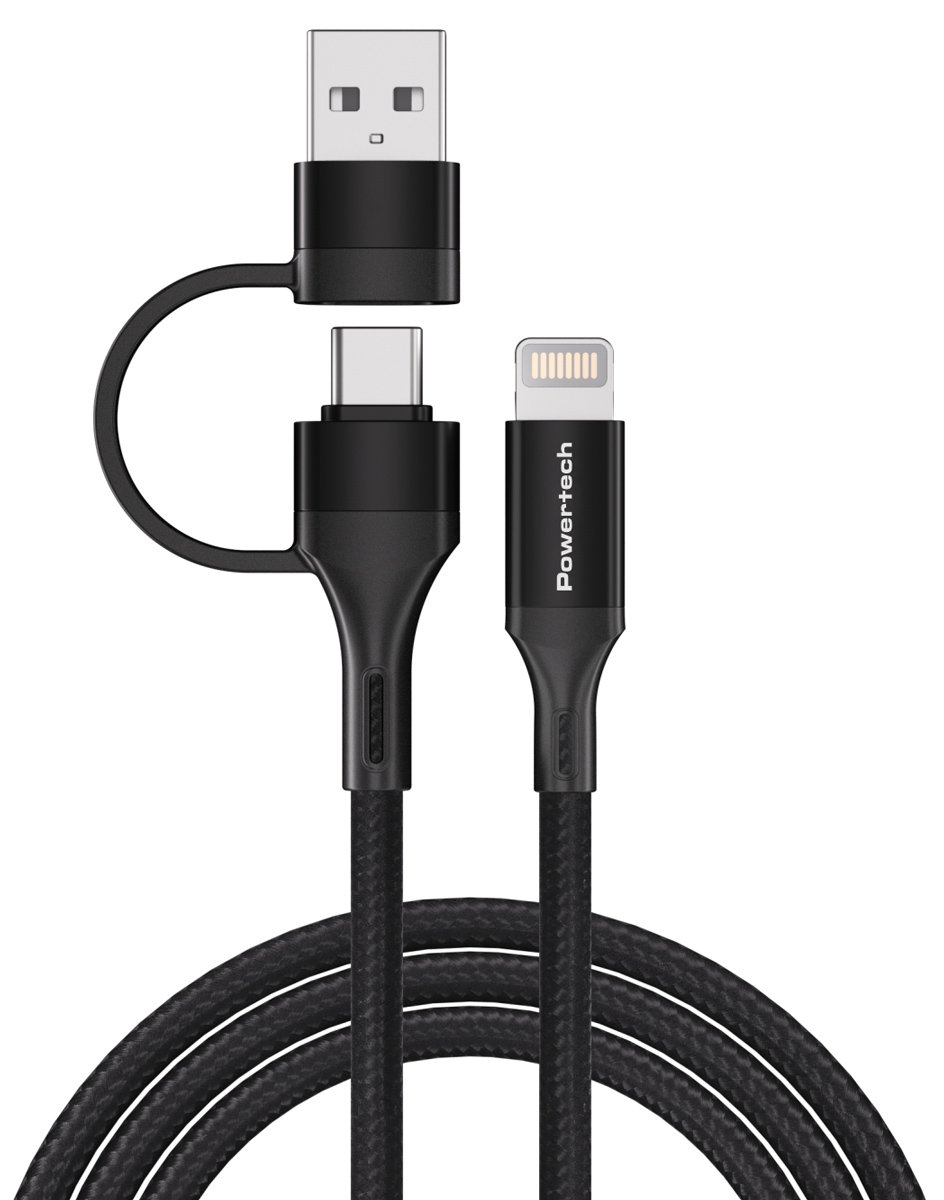 kalodio USB & USB-C se Lightning, PD 27W, copper, 1.5m, mayro 5129 2 se 1