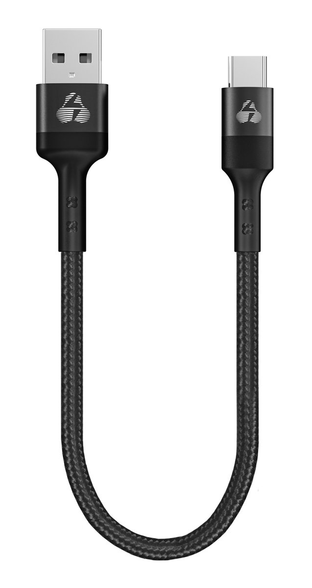 POWERTECH καλώδιο USB-C σε USB , 60W, 480Mbps, 25cm, μαύρο 5136