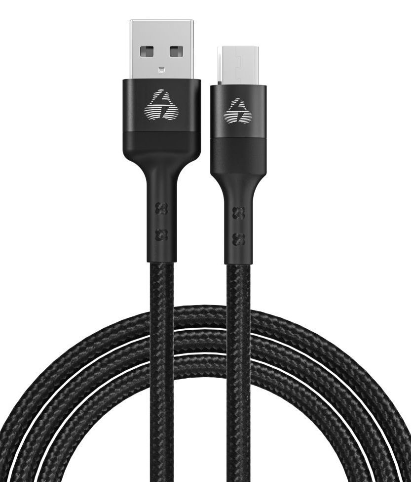 POWERTECH καλώδιο micro USB σε USB , 12W 2.4A, copper, 1.5m, μαύρο 5140