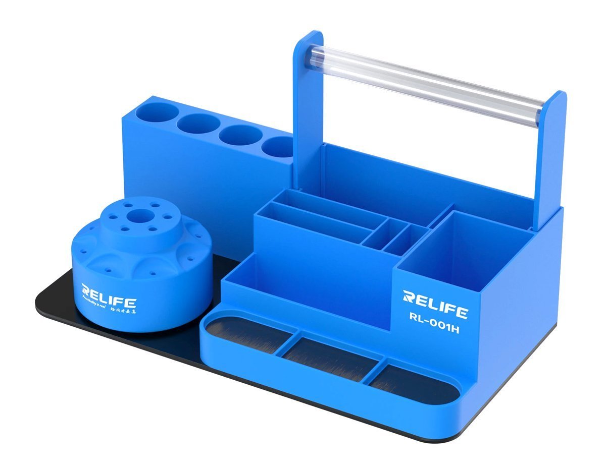 RELIFE βάση εργαλείων για επισκευές κινητών , 25.5x13x14.3cm, μπλε 8322