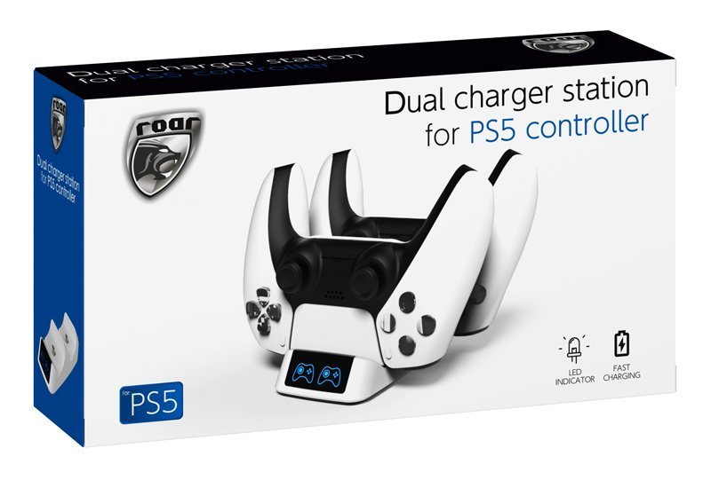 vasi fortisis gamepad gia 2x PS5 DualSense, leyki 3621 Fortistis 4