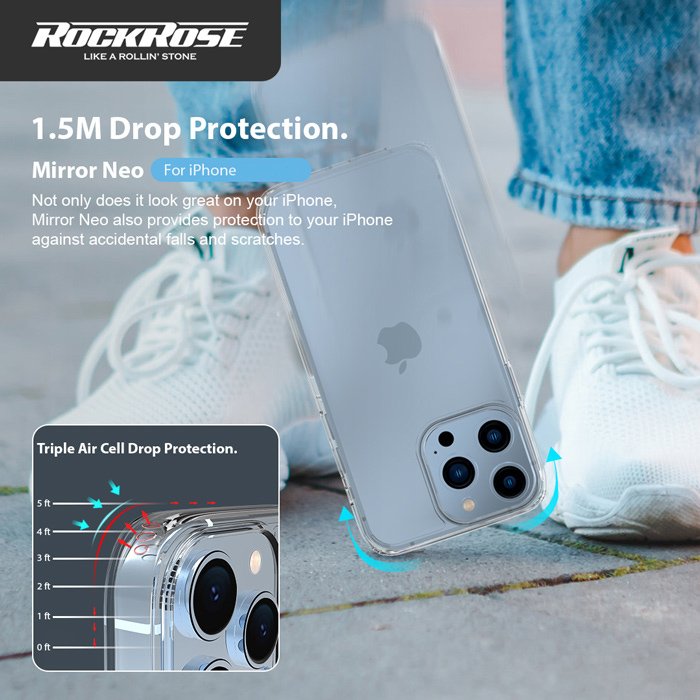 OCKOSE θήκη & tempered glass 2.5D Premium για iPhone 14 Plus, διάφανο 4625 - Image 2