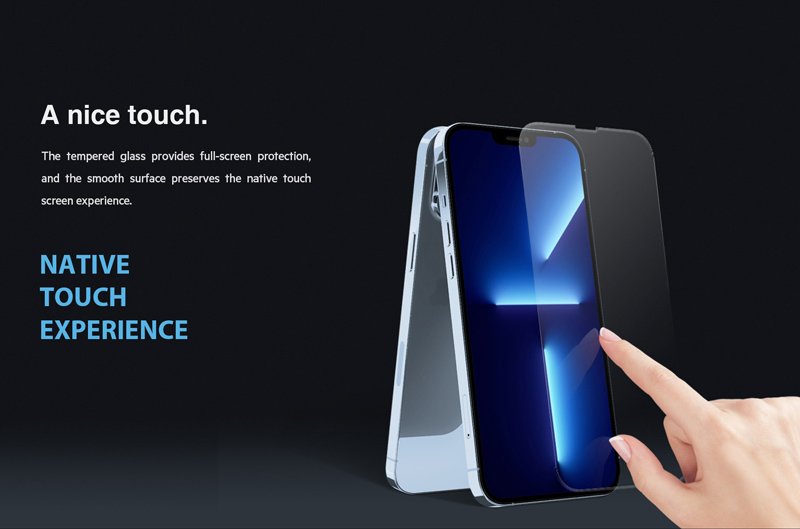 OCKOSE θήκη & tempered glass 2.5D Premium για iPhone 14 Plus, διάφανο 4625 - Image 3