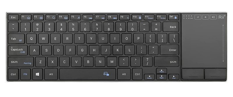 RIITEK ασύρματο πληκτρολόγιο 721 με touchpad, Bluetooth & 2.4GHz 5230