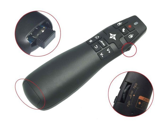 IITEK τηλεχειριστήριο παρουσιάσεων Mini 900 με laser & air mouse 3359 - Image 3