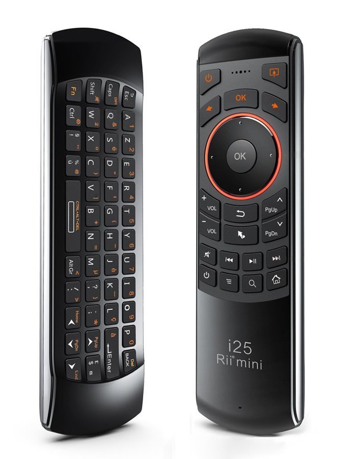 RIITEK τηλεχειριστήριο Mini i25 με πληκτρολόγιο & air mouse, 2.4GHz 3360