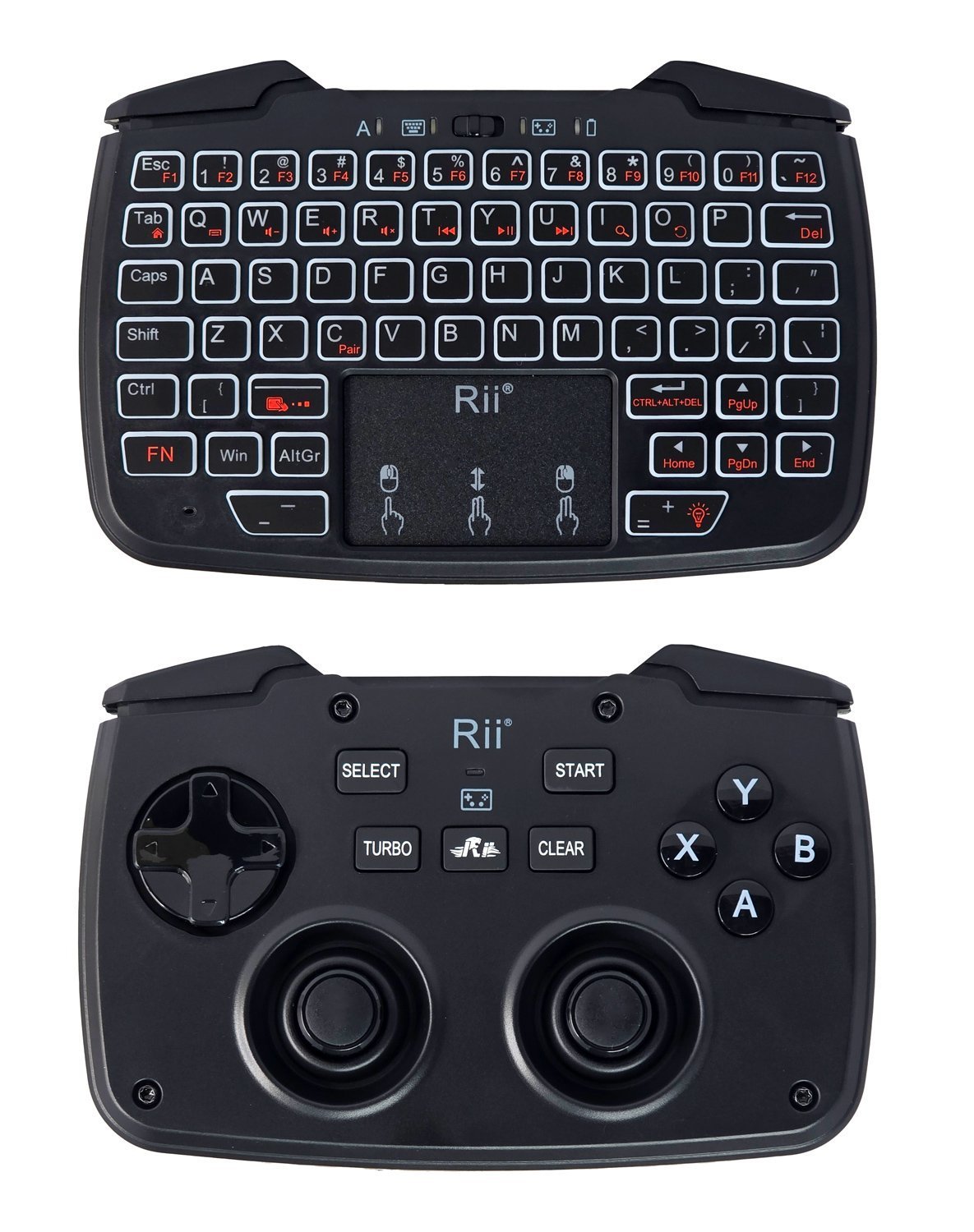 IITEK ασύρματο gamepad & πληκτρολόγιο K707, backlit, 2.4GHz, μαύρο 7877