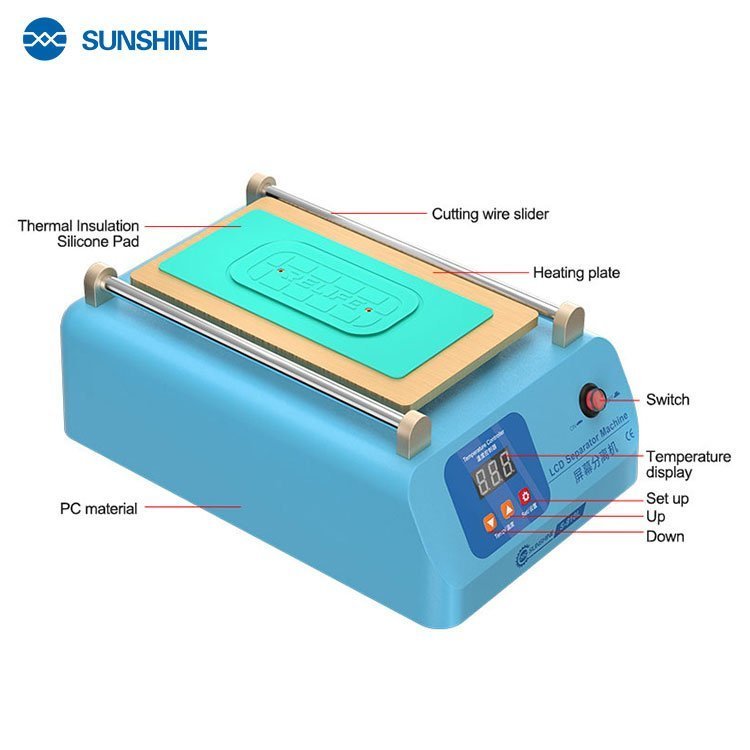 SUNSHINE διαχωριστής LCD οθόνης για επισκευές κινητών, 400W 4443 - Image 4