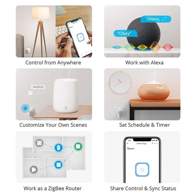 smart antaptoras reymatos monos, ZigBee, 4000W, leykos 4354 Antaptoras