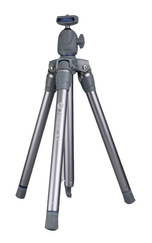 FOTOPRO τρίποδο φωτογράφισης  Lite, πτυσσόμενο έως 127cm, έως 2.5kg, γκρι 7566