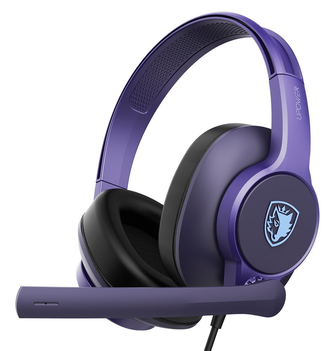 SADES gaming headset UPOWER, 3.5mm σύνδεση, 40mm, μωβ 9205