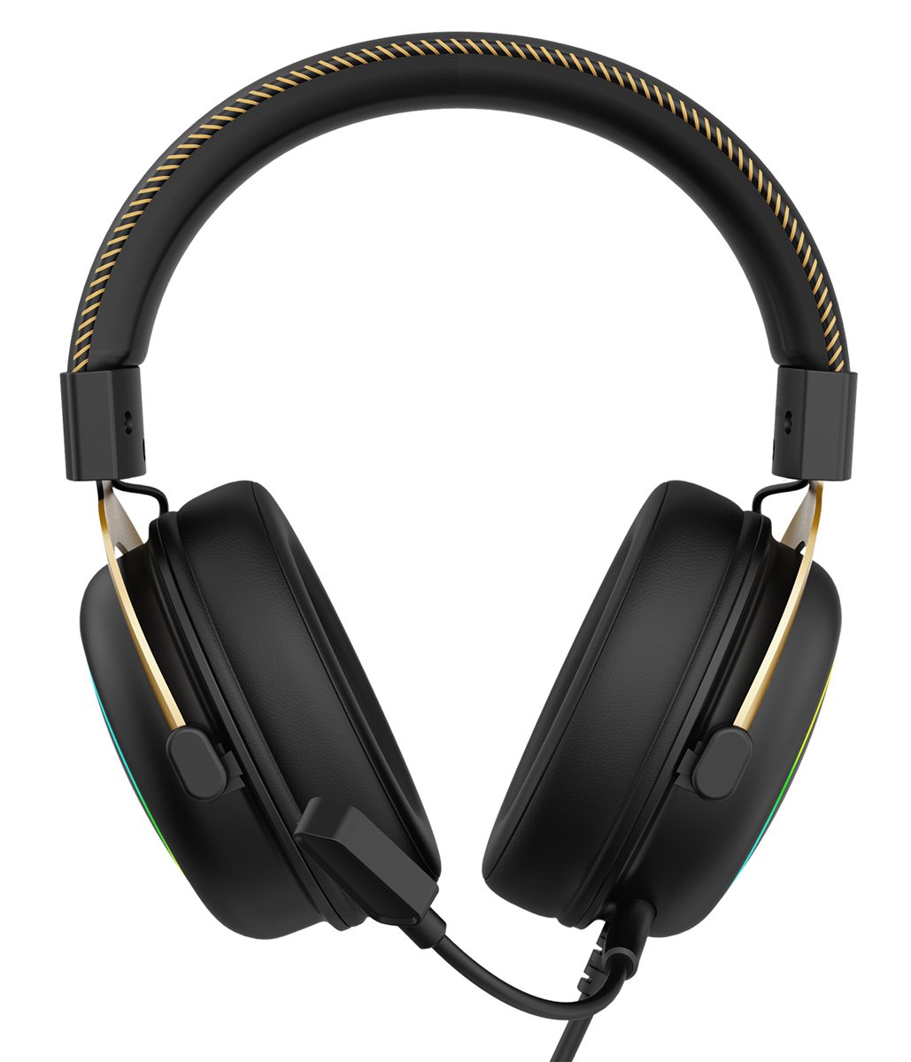 gaming headset Alchemist, USB syndesi, 50mm, V7.1 surround, ENC, RGB, multi-platform, mayro 9209 Headphones