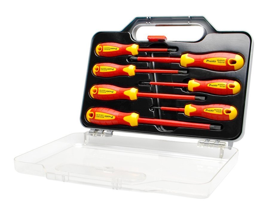 set katsavidia ilektrologoy, 1000V monosi, me thiki, 7tmch 6476 Katsavidia ilektrologoy 1