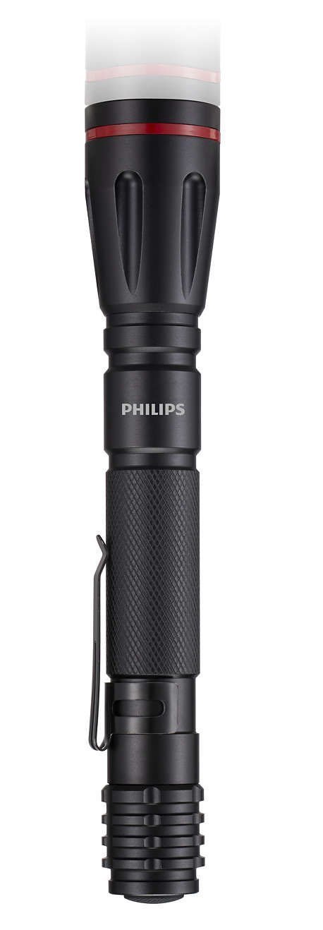 PHILIPS φορητός φακός LED , 1000 series, 160lm, μαύρος 1829