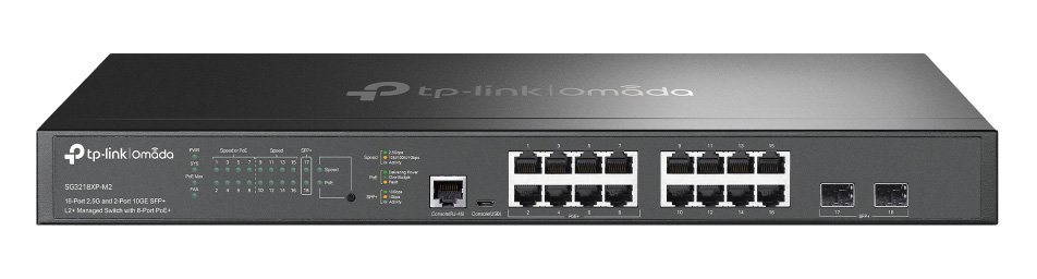 TP-LINK L2+ managed switch , 16x 2.5Gbps θύρες, PoE+, V1.0