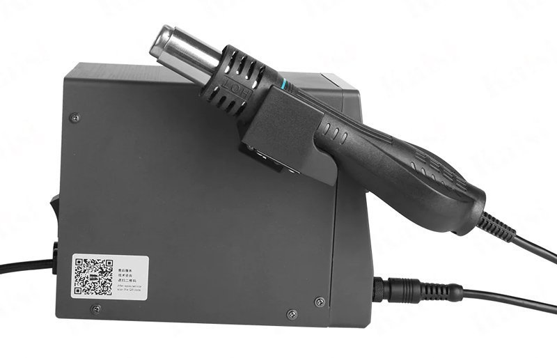stathmos sygkollisis 212 me kollitiri & air gun, 760W, 200-450 °C 6267 Stathmos sygkollisis 9