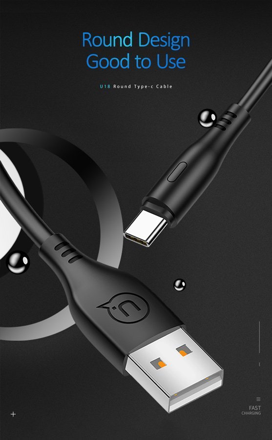 USAMS καλώδιο USB-C σε USB US-, 2A, 1m, μαύρο 3590 - Image 4