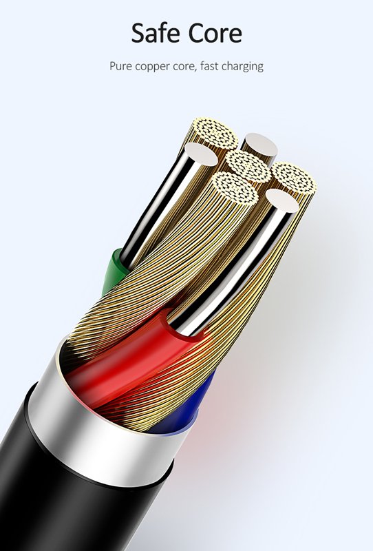 kalodio USB-C se USB US-, 2A, 1m, mayro 4921 2A