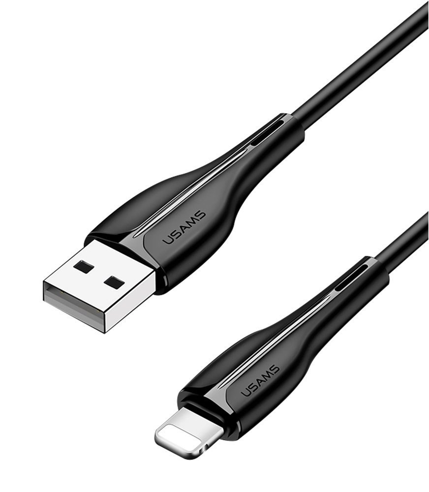 USAMS καλώδιο Lightning σε USB US-, 2A, 1m, μαύρο 4915
