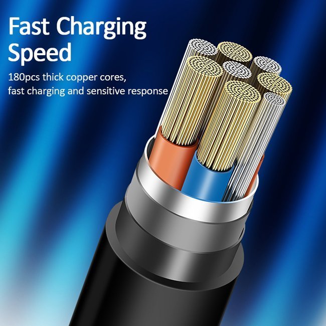 kalodio USB se USB-C/Lightning/Micro USB US-, 10W, 1m, mayro 4919 1m