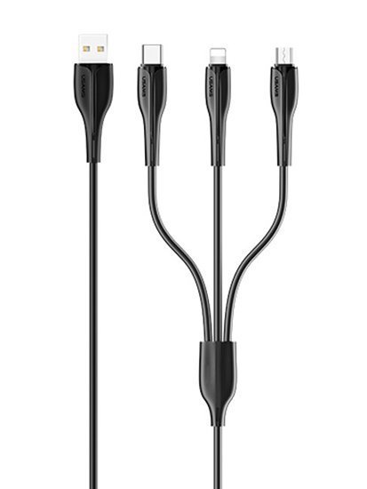kalodio USB se USB-C/Lightning/Micro USB US-, 10W, 1m, mayro 4919 1m