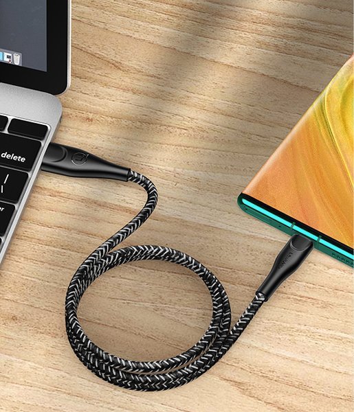 USAMS καλώδιο Lightning σε USB US-, 2A, 1m, μαύρο 6066 - Image 3