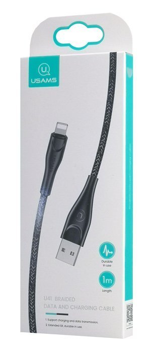 USAMS καλώδιο Lightning σε USB US-, 2A, 1m, μαύρο 6066 - Image 4