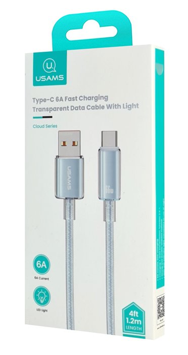 kalodio USB-C se USB US-, 66W, 480Mbps, 1.2m, mple 6901 66 watt