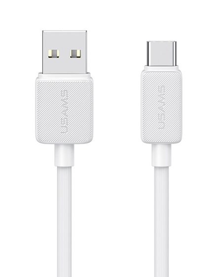 USAMS καλώδιο USB-C σε USB US-, 3A, 480Mbps, 1m, λευκό