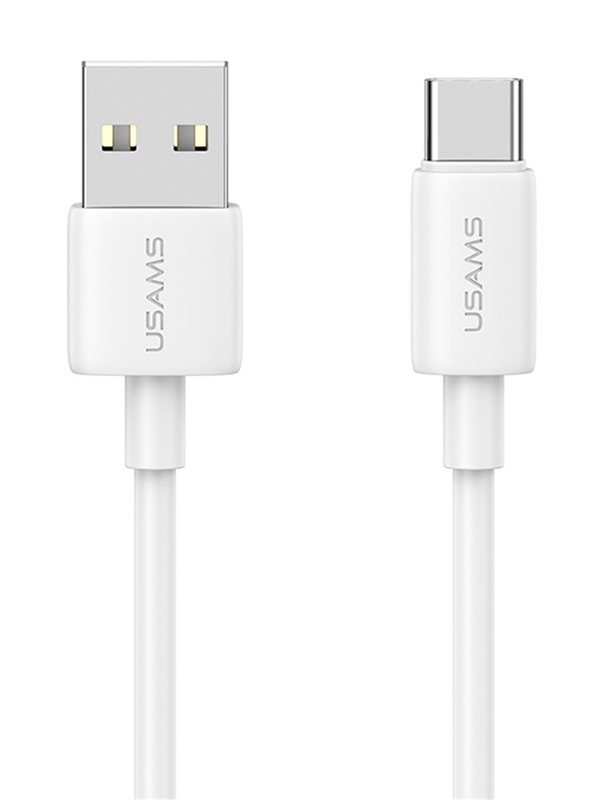 USAMS καλώδιο USB-C σε USB US-, 3A, 480Mbps, 1m, λευκό 7636