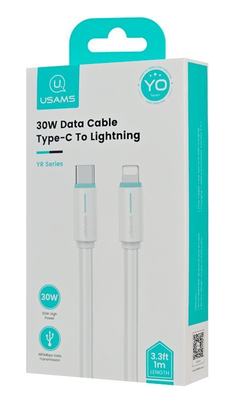 kalodio Lightning se USB-C US-, 30W, 480Mbps, 1m, leyko 7629 30 watt