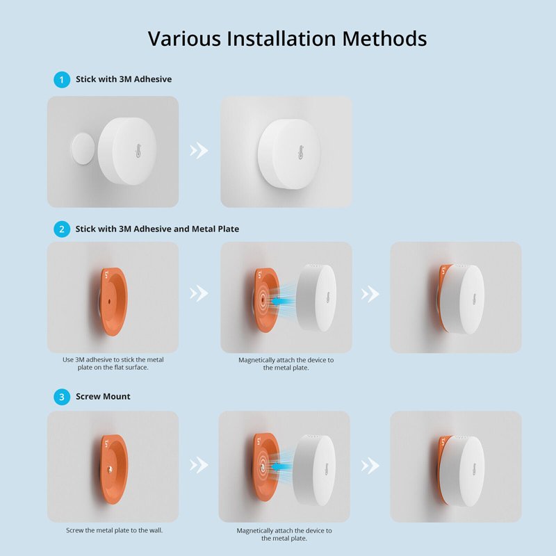 SONOFF smart αισθητήρας θερμοκρασίας & υγρασίας , ZigBee 6404 - Image 11