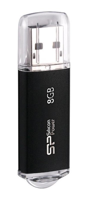 ILICON POWER UB Flash Drive Ultima II-I, 8GB, UB 2.0, μαύρο 3809