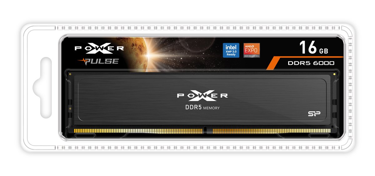 SILICON POWER μνήμη DDR5 UDIMM XPOWER Pulse, 16GB, 6000MHz, CL36 9224 - Image 2