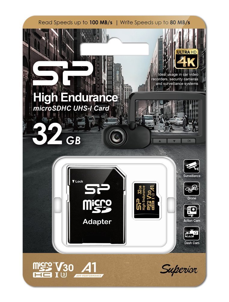 ILICON POWER karta mnimis microDHC High Endurance, 32GB, Class 10 UH-I U3 A1 V30 8015 32GB 6