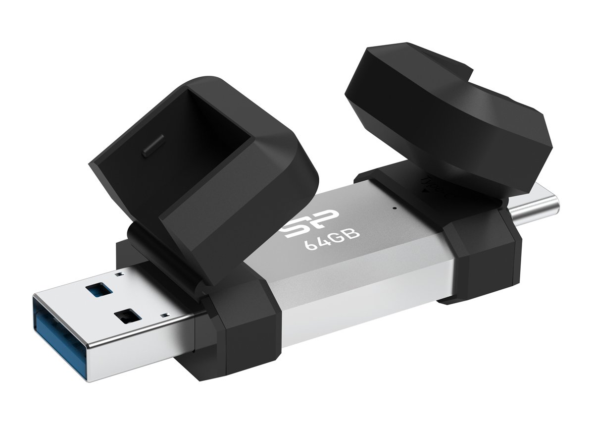 ILICON POWER UB Flash Drive C51, UB/UB-C, 64GB, 120MBps, ασημί 7040