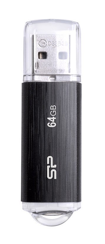 ILICON POWER UB Flash Drive Ultima U02, 64GB, UB 2.0, μαύρο 1291