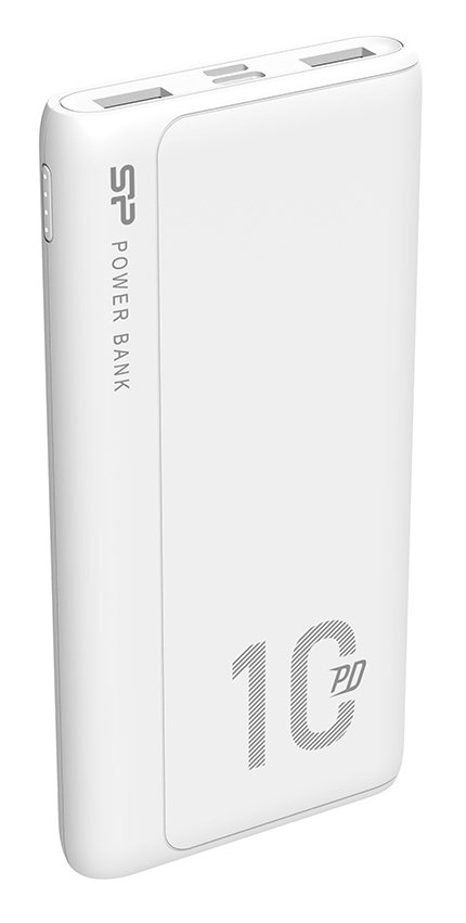ILICON POWER power bank QP15, 10000mAh, 2x UB & UB Type-C, 3A, λευκό 4075