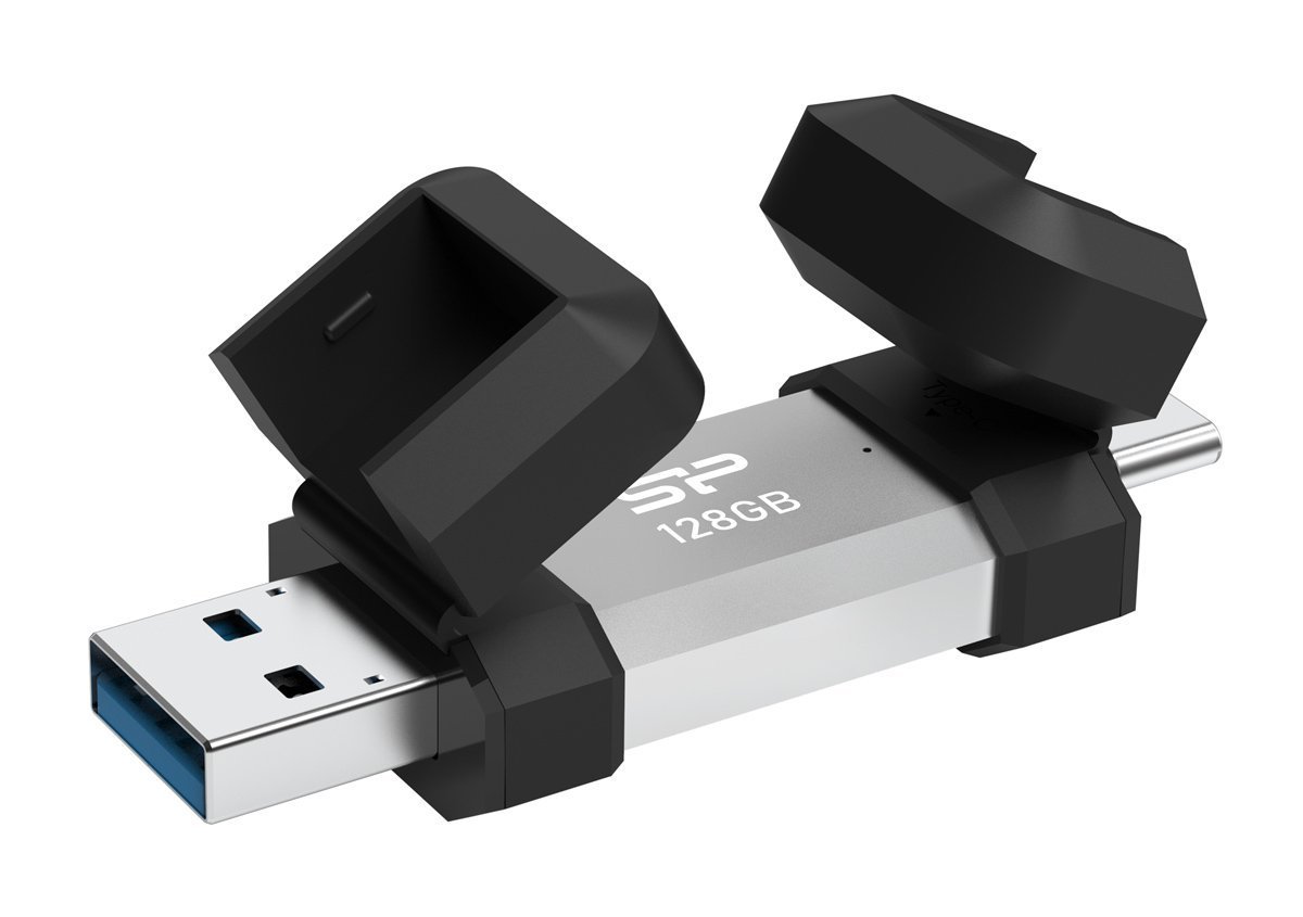 ILICON POWER UB Flash Drive C51, UB/UB-C, 128GB, 120MBps, ασημί 7041