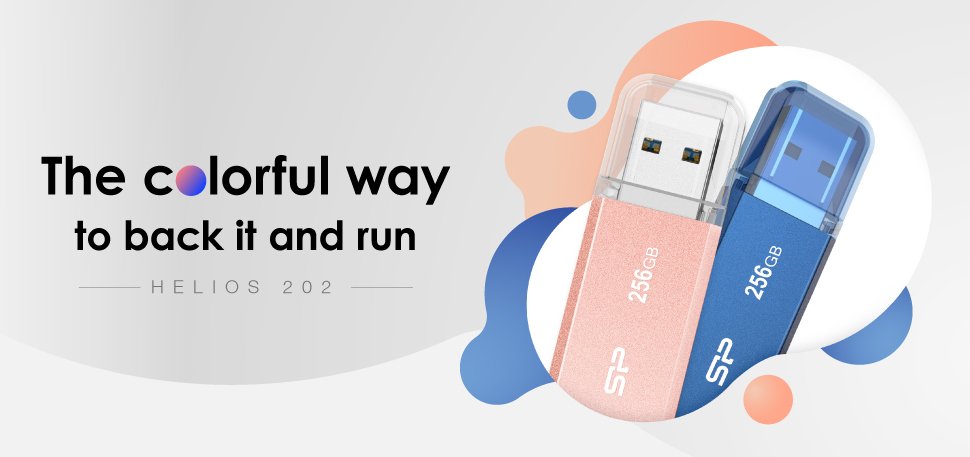 ILICON POWER UB Flash Drive Helios 202, 128GB, UB 3.2, ροζ χρυσό 3838 - Image 2