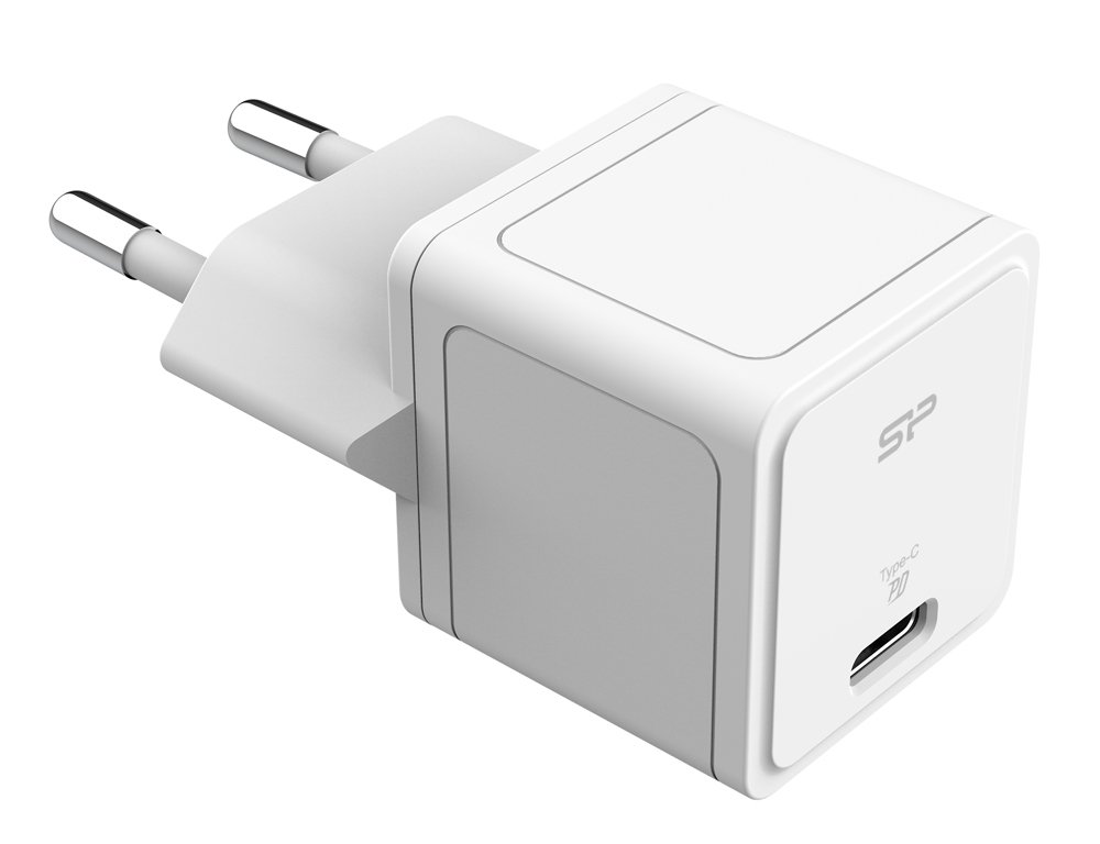 SILICON POWER φορτιστής τοίχου , USB-C, PD 20W, λευκός 6189