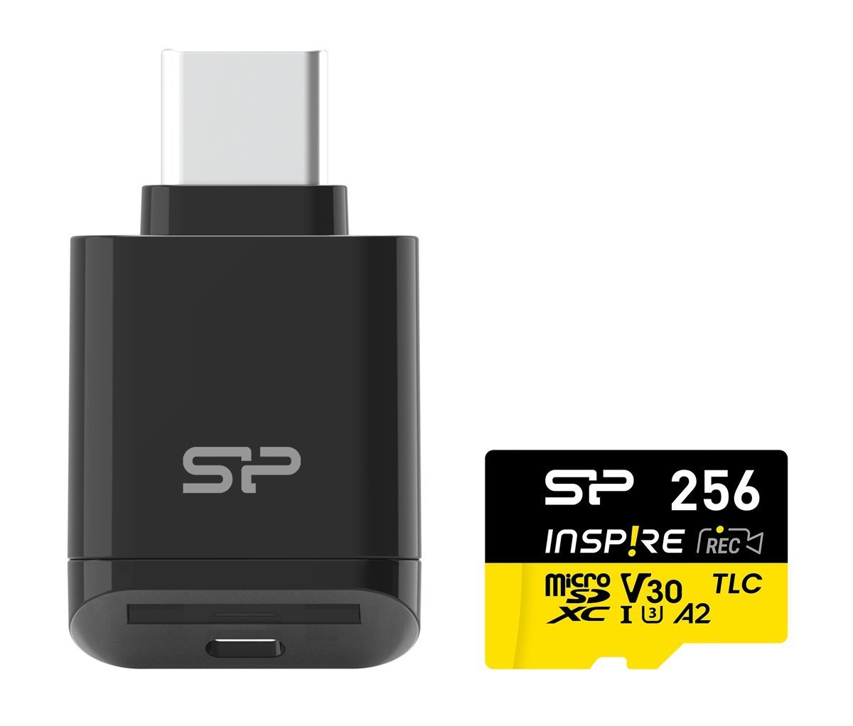 ILICON POWER κάρτα μνήμης microDXC Inspire με card reader, 256GB, UH-I U3 A1 V30 9134