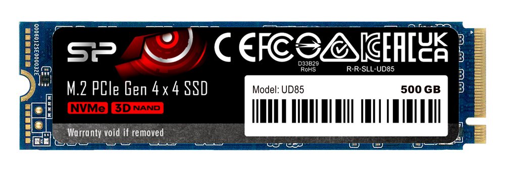 ILICON POWER D PCIe Gen4x4 M.2 2280 UD85, 500GB, 3.600-2.400MB/s 4938