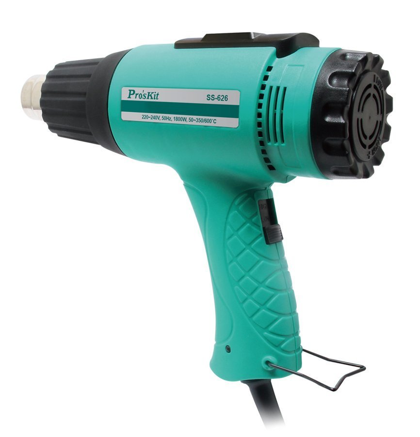 PROSKIT πιστόλι θερμού αέρα  με οθόνη, 1800W, 50~600 °C 6484