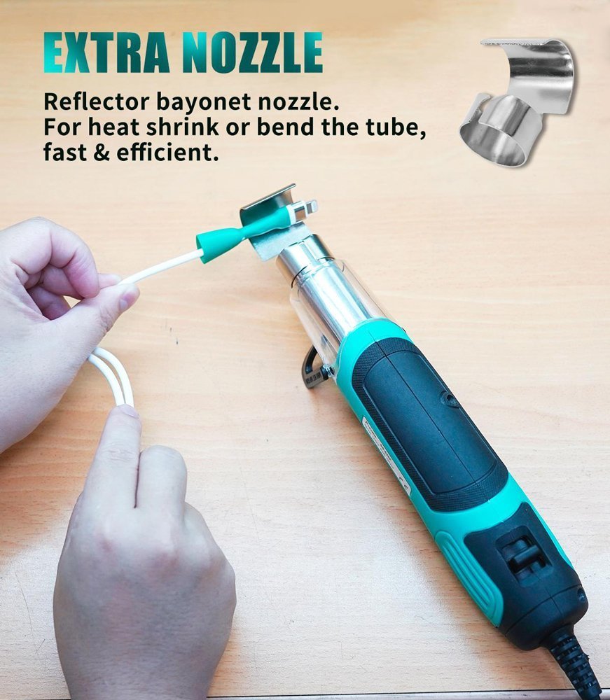 PROSKIT μίνι πιστόλι θερμού αέρα , 250/500W, 350/500 °C 6487 - Image 6