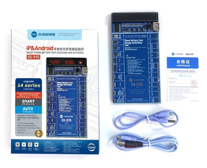 SUNSHINE tester μπαταριών για Apple & Android smartphone, V9.0 4454 - Image 9